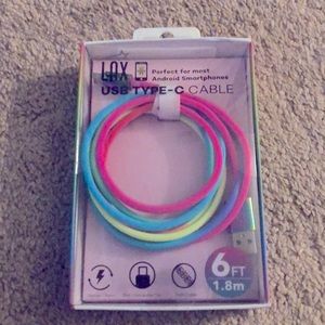 NWB- TIE DYE USB TYPE - C Cable